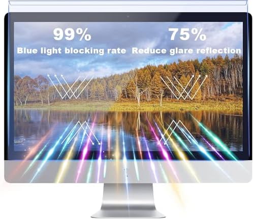 Acrylic computer screen protector hanging installation step overview