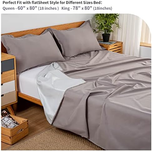 Close up view of the 180 thread count polyester material on the WenBags sheet