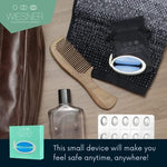 Discreet urinary leakage medical device for men by Wiesner brand.