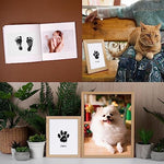 Nabance pet safe nose and paw print kit packaging with dimensions