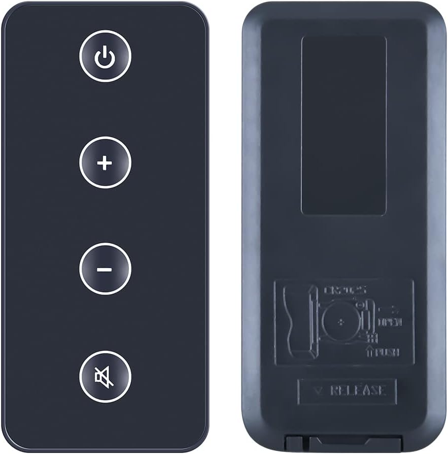 Retrosun replacement remote control front view for Bose soundbar