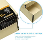 Close up of reinforced metal corners on Lineco storage box