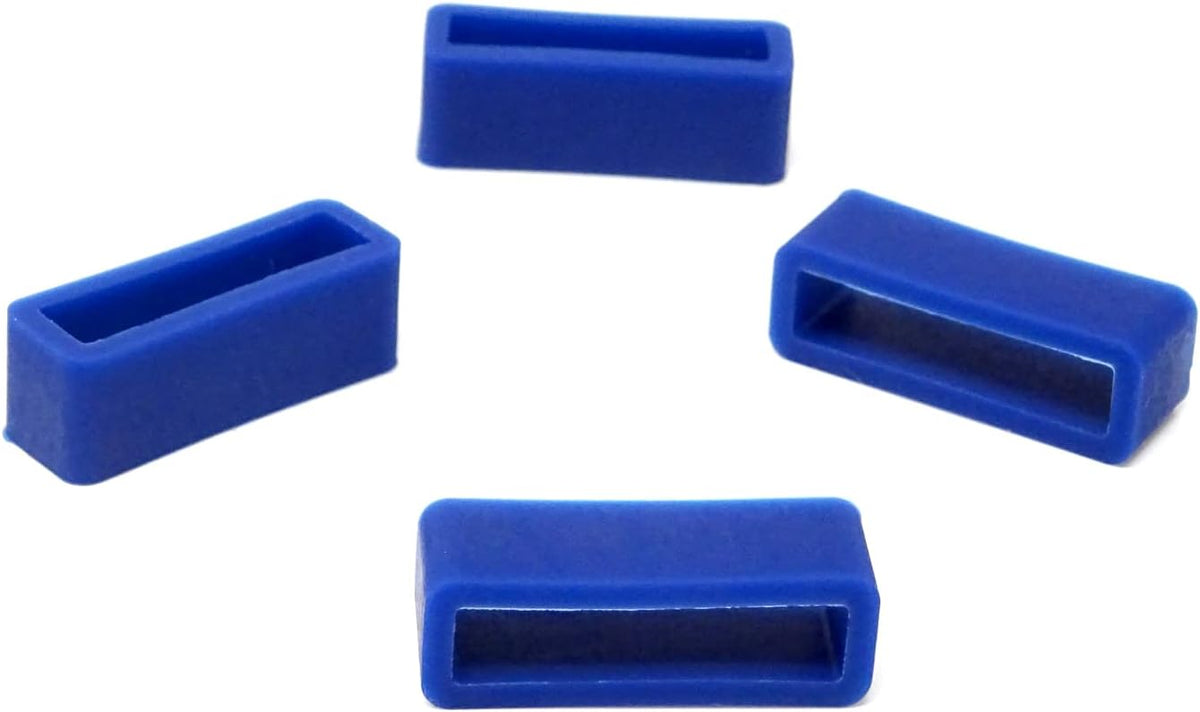 Honbay 4PCS 18mm Rubber Replacement Watch Band Loops Silicone Watch Strap Keeper Retainer Holder Ring - Image 12