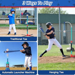 Handwell 3-in-1 baseball toy set with automatic launcher component