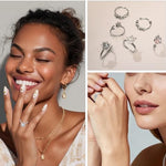 Premium imported Jstyle sensory rings showcasing adjustable styling options.