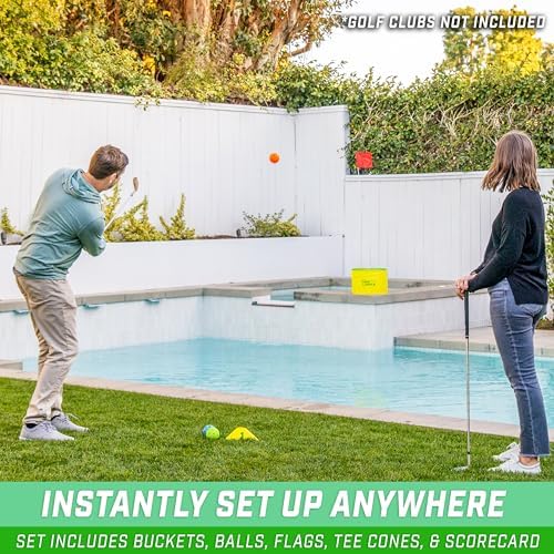Lightweight safety balls for GoSports Yard Links golf game