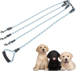 3 Way Reflective Heavy Duty Dog Lead Leash for Small Medium Large Dogs, Rope Dog Leash, 360 degrees Swivel Tangle Free with Comfortable Handle, Support Add to Multiple Rope - Image 14