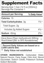 Mitra9 sparkling kava root extract relaxation beverage variety pack packaging.