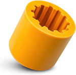 Qaggum flexible coupler sleeve front view yellow replacement part