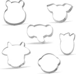 Keewah jungle animal face cookie cutter set front view