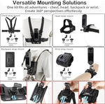 PellKing 135cm retractable selfie stick tripod extended for panoramic shooting