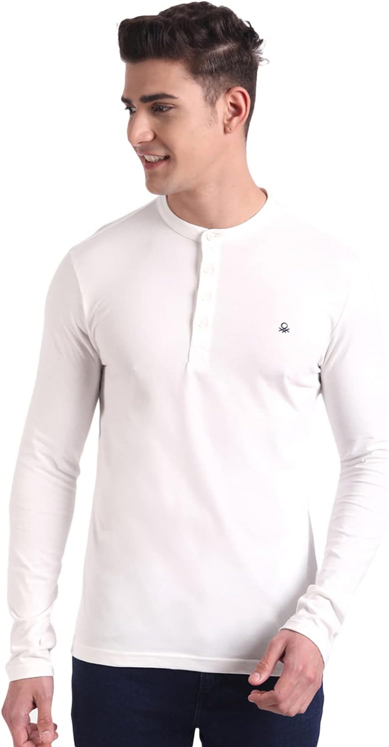 United Colors of Benetton Men's Cotton Slim Fit T-Shirt - Image 1