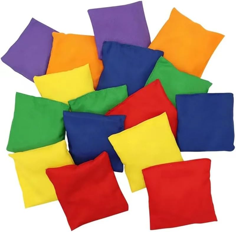 Elakiss colorful nylon bean bags set front view