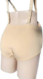 Bimei fake belly bodysuit adjustable shoulder straps detail