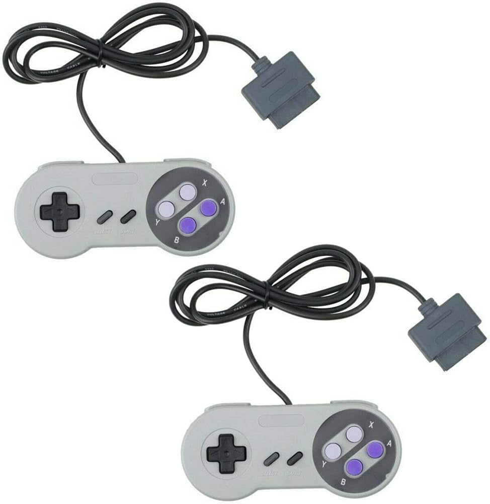 Rojuna replacement controller gamepad for SNES front view displaying classic button layout