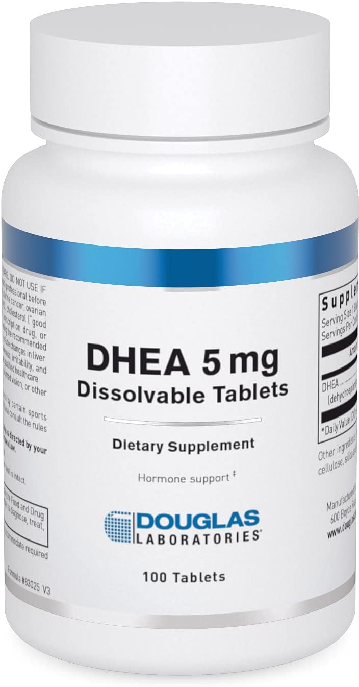 Douglas Laboratories DHEA 5 mg Dissolvable Tablets, 100 Tablets - Image 1