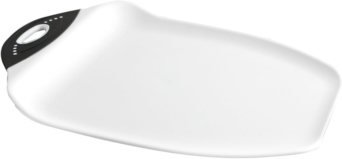 Dexas Chop & Scoop Cutting Board with Non-Slip Feet, 6.5 x 10.5 Inch, BPA-Free Dishwasher Safe Kitchen Prep Board, White and Black - Image 12