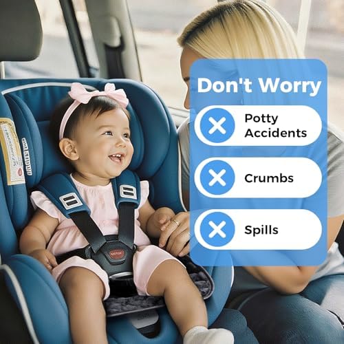 Diaboloro waterproof piddle pad on toddler car seat