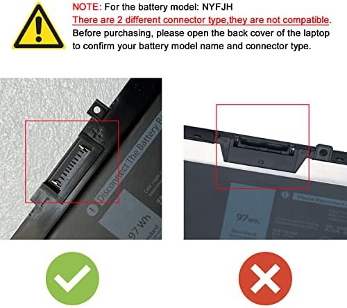 Back profile view of the premium lithium ion nine cell laptop battery pack