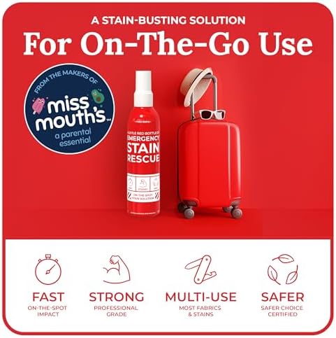 The Hate Stains Co Emergency Stain Rescue bottle for coffee and wine removal.