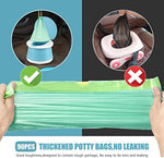 Pack of 90 disposable potty liners for travel