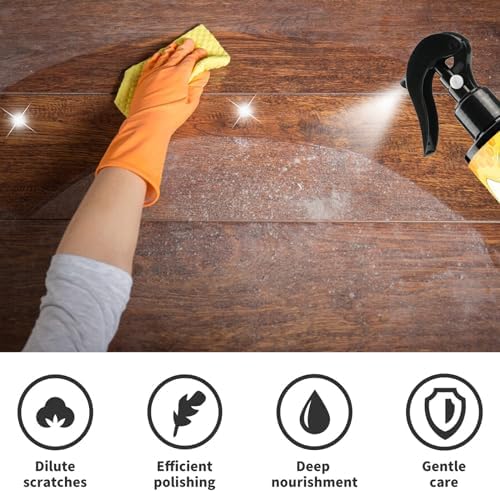 Close up of Biaoyun beeswax wood cleaner and shine restorer