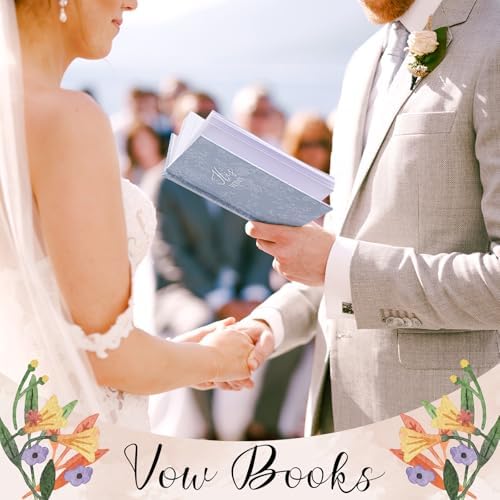 Interior view of Engrowtic vow book with 80 lined pages