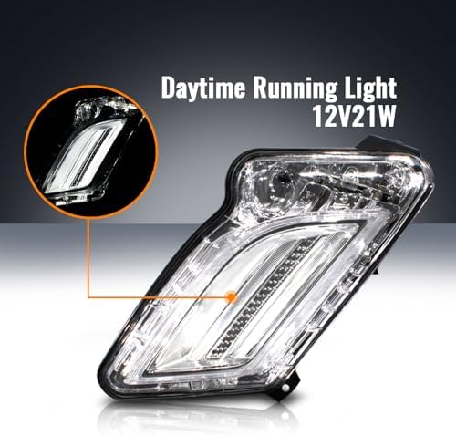 Premium imported replacement fog light assembly showcasing dustproof housing design
