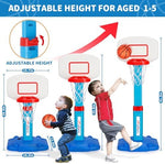 Adjustable height settings on Gmaophy mini basketball goal