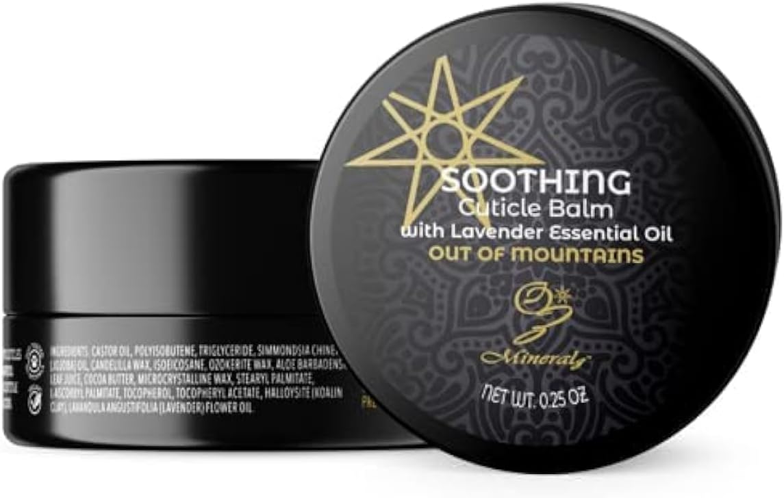 Soothing Cuticle Balm- Hand Care and Nail Care, Includes Halloysite (Kaolin Clay), Lavandula Augustifolia (Lavender) Flower Oil, 0.25 oz. - Image 1