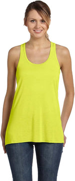 BELLA+CANVAS women modern fitted tank top fabric close up