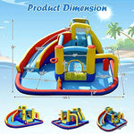 BOUNTECH Inflatable Water Slide, 6-in-1 Kids Water Park Jump Castle with 2 Splash Pools, Boxing, Water Slides Inflatables for Kids, Backyard Party Outdoor Water Slide Bounce House with GFCI Blower - Image 4