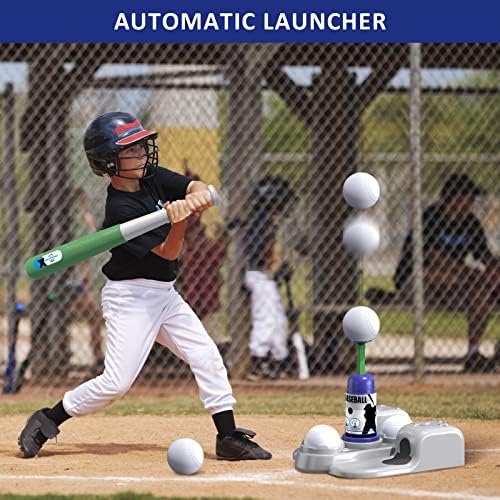 Qdragon adjustable batting tee and stretchable bat set