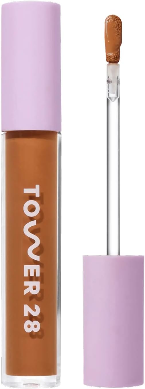 Tower 28 Swipe Serum Concealer - Hydrating Medium-Full Coverage Concealer + Under Eye Brightener - Skin Care Infused Makeup with Hyaluronic Acid + Soothing Centella - 1.0 Fair/Neutral (0.22 oz) - Image 11