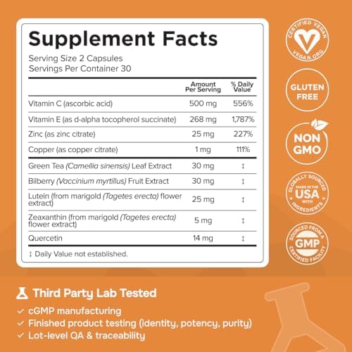 Macutene Protect AREDS2 formula capsule bottle