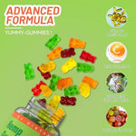 Hooloo hemp gummies supplement facts label