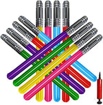Smilixin 13 pack inflatable lightsabers in six colors