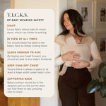 Packaging of the authentic WildBird USA imported newborn wrap