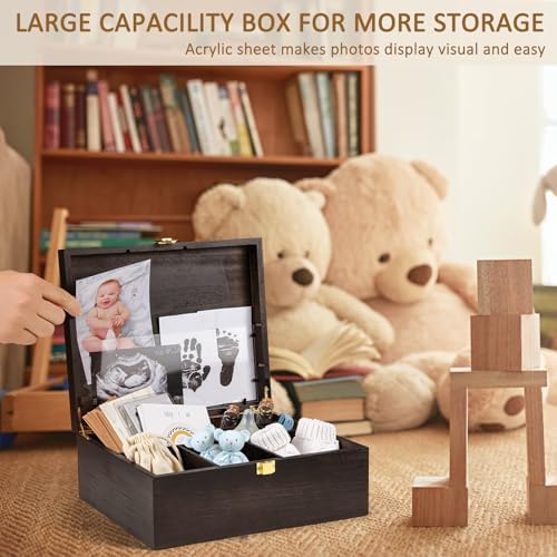 Shinlar newborn keepsake set including ink pad and milestone cards
