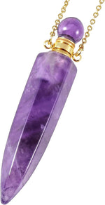 Tumbeelluwa crystal perfume bottle necklace full set