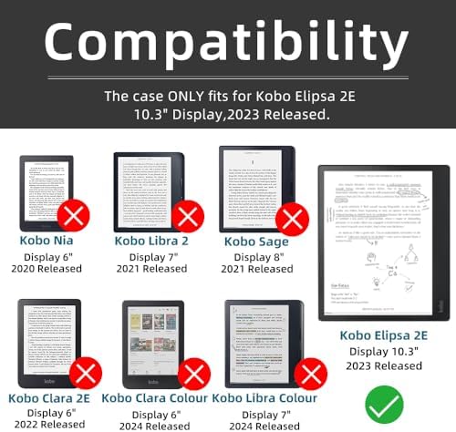 Close up of Youngme matte screen protector texture for Kobo Elipsa 2E