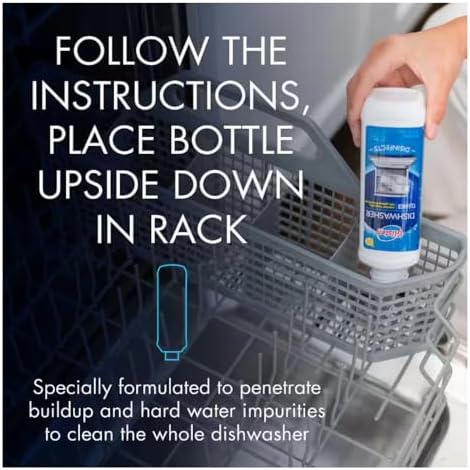 Glisten Dishwasher Magic wax seal detail for heat activated cleaning