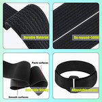 Jumpso reusable cinch straps securing thick power cords and electronic wire bundles neatly.