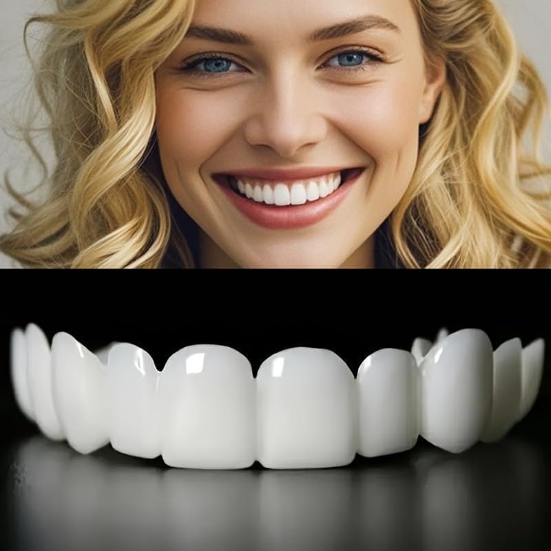 2 Pairs Top and Bottom, Men's and Women's Regain Confidence Smile,Temporary Nature and Comfortable,Natural Shade,Teeth Kits(1) - Image 1