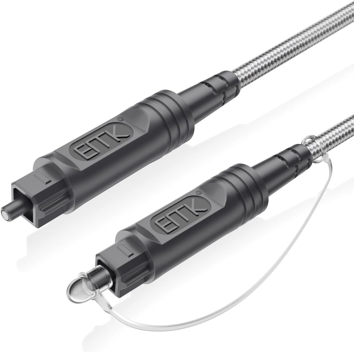 EMK Digital Optical Audio Cable front view showing connector