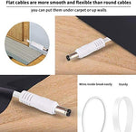 Uogw twelve volt security camera cable kit with included wall mounting clips