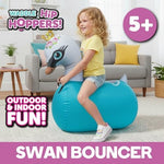Waddle Swan bouncer showing easy-grip handles detail