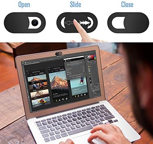 Ultra thin web camera blocker for privacy security on tablet display