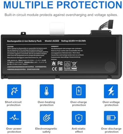 Asuncell internal laptop battery replacement pack for vintage Apple laptops
