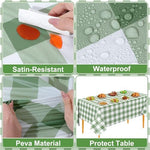 NatNarr waterproof table cover used for outdoor picnic setup